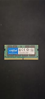 Crucial 16GB DDR4-2400 SODIMM (laptop) geheugen, Computers en Software, RAM geheugen, DDR4, Ophalen of Verzenden, Zo goed als nieuw