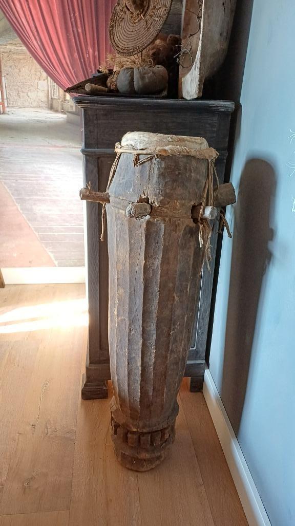 Yoruba-trommel/ landelijk, Huis en Inrichting, Woonaccessoires | Overige, Gebruikt, Ophalen