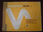 Honda CM125T CM185T 1979 motorcycle parts catalogue CM 185, Ophalen of Verzenden, Honda
