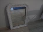 Franse brocante spiegel €15,00., Ophalen, Rechthoekig, 50 tot 100 cm, Minder dan 100 cm