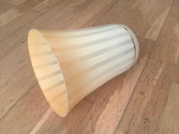 Vintage/Retro glazen lampenkap uit de jaren `50, Huis en Inrichting, Lampen | Lampenkappen, Zo goed als nieuw, Minder dan 25 cm