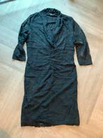 RO-ZU ZWARTE KANTEN JURK mt 44 zgan, Kleding | Dames, Zwart, Maat 42/44 (L), Ophalen of Verzenden, Zo goed als nieuw