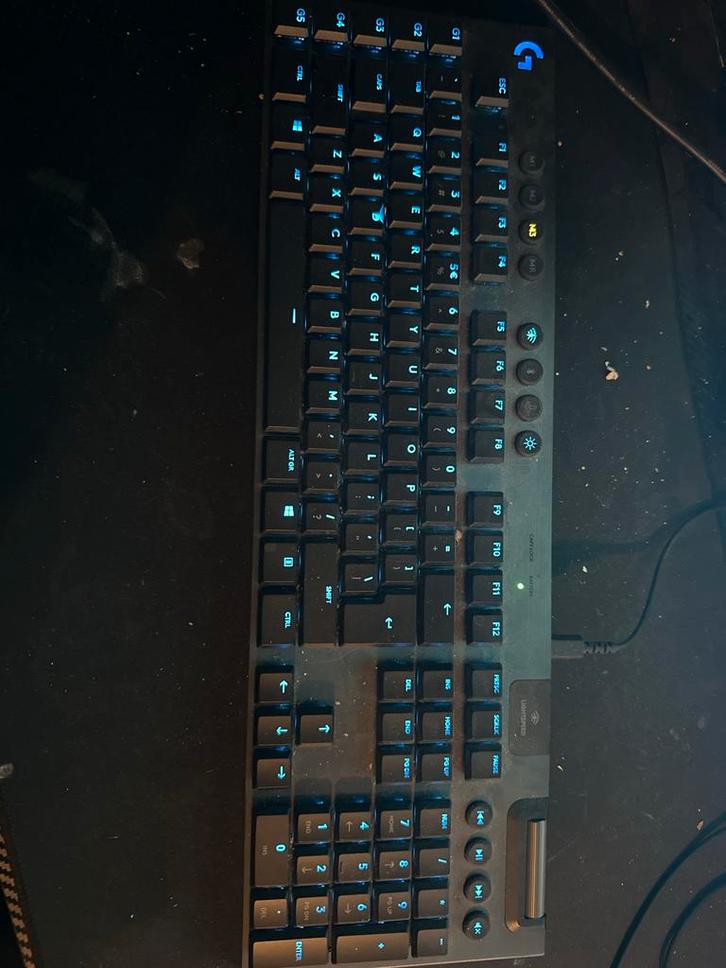 Logitech G915 Lightspeed Toetsenbord, Computers en Software, Toetsenborden, Gebruikt, Qwerty, Draadloos, Gaming toetsenbord, Ophalen of Verzenden