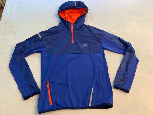 Decathlon kalenji blauwe sport hoodie sweatshirt blauw 152!, Kinderen en Baby's, Kinderkleding | Maat 152, Zo goed als nieuw, Jongen of Meisje