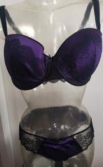 CHANTELLE luxe setje BH 80F /XL, Chantelle, Verzenden, Paars, Setje