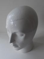 Paspop hoofd wit (keramiek), Ophalen of Verzenden, Gebruikt, Knutselwerk