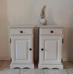 2 nachtkastjes, Huis en Inrichting, Slaapkamer | Nachtkastjes, Ophalen, Zo goed als nieuw, Minder dan 45 cm, 55 tot 70 cm