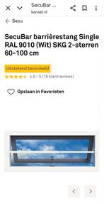 2x SecuBar Barrièrestang Uitschuifbaar, Doe-het-zelf en Verbouw, Ophalen of Verzenden, Overige soorten