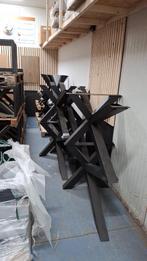 Grote partij mat zwart gepoedercoate onderstellen, Ophalen, Tafelpoot, 50 tot 100 cm, Nieuw