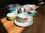 Musetti collectie 44 koffiekopjes 6 espresso met schotels, Huis en Inrichting, Keuken | Servies, Keramiek, Overige stijlen, Kop(pen) en/of Schotel(s)