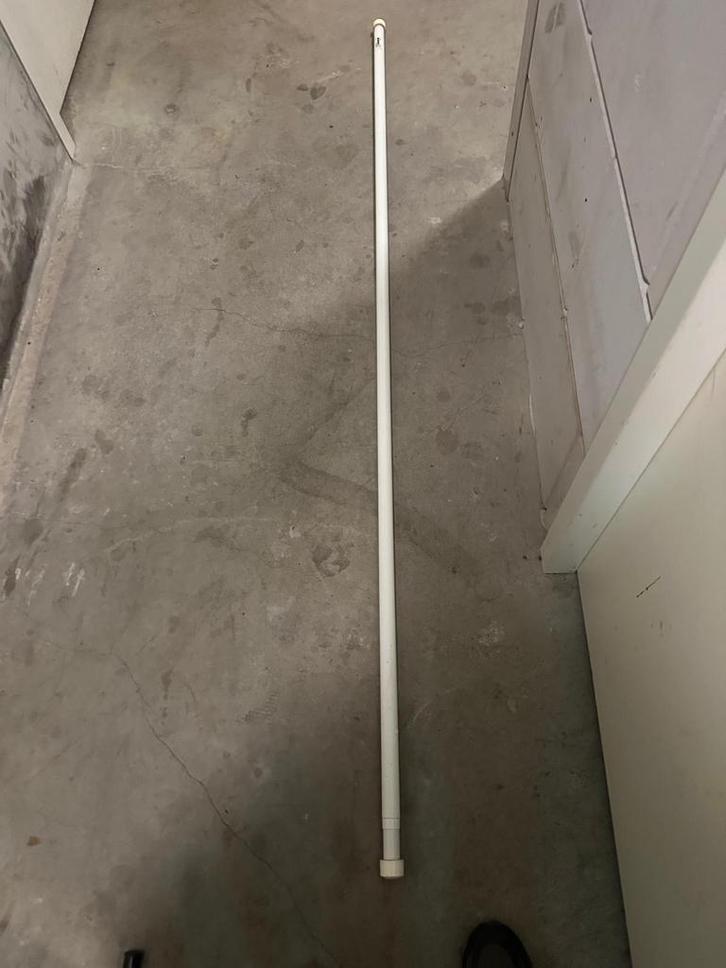 Gordijnroede - Stijlvol en functioneel, Huis en Inrichting, Stoffering | Gordijnen en Lamellen, Gebruikt, 200 cm of meer, Wit