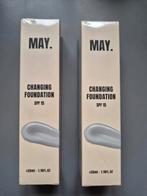 May Changing Foundation, Sieraden, Tassen en Uiterlijk, Uiterlijk | Cosmetica en Make-up, Gehele gezicht, Wit, Nieuw, Ophalen of Verzenden