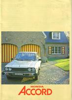 Brochure Honda Accord 1981, Ophalen of Verzenden, Gelezen, Honda