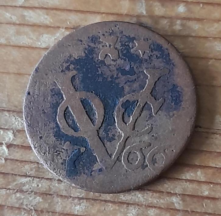 VOC duit Zeeland 1766, Postzegels en Munten, Munten | Nederland, Losse munt, Overige waardes, Vóór koninkrijk, Ophalen of Verzenden