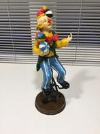 Circusclown Jongleur op eenwieler, hoogte ca. 28 cm, 1970/80, Verzamelen, Beelden en Beeldjes, Ophalen of Verzenden, Gebruikt