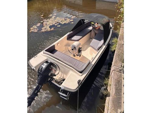Liberty 440 sloep met 9.9 suzuki en radio direct leverbaar, Watersport en Boten, Sloepen, Gebruikt, Tot 10 pk, 3 tot 6 meter, Buitenboordmotor