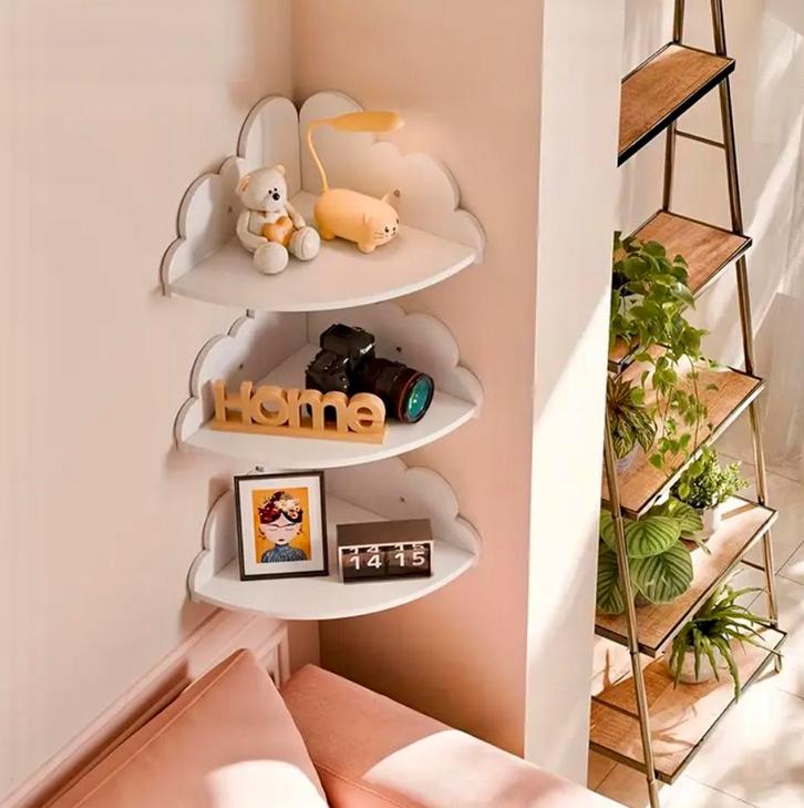 Kinderboeken hoekplank.                 €25 voor 4 stuks, Huis en Inrichting, Woonaccessoires | Etagères, Nieuw, Ophalen of Verzenden