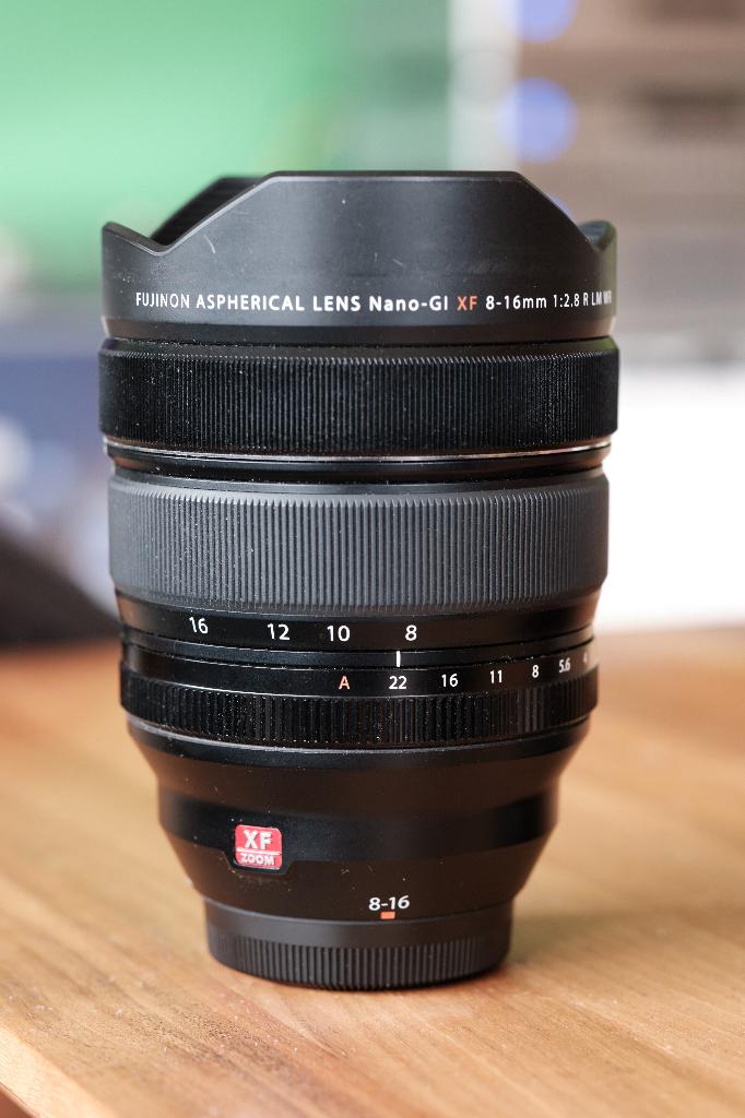Fujifilm Fujinon XF 8-16MM F2.8 LM WR, Ophalen of Verzenden, Gebruikt, Groothoeklens, Zoom