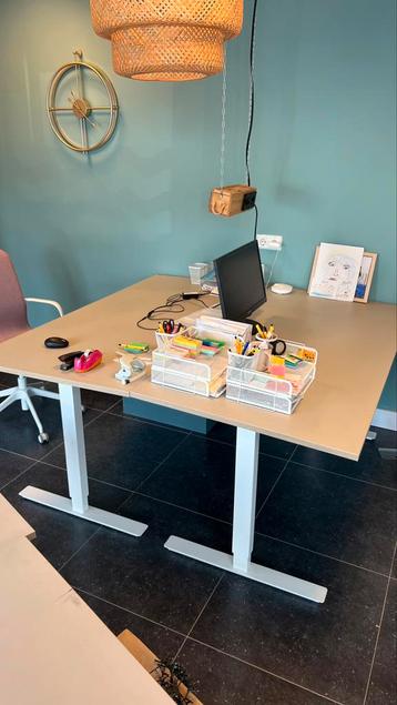 4x zit sta bureau ikea 80 bij 140