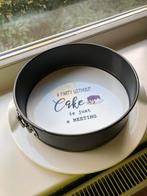 Ronde bakvorm + taartschaal in 1, Ophalen of Verzenden, Zo goed als nieuw