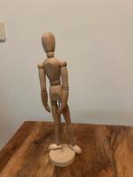 Houten Kunstenaars Poppetje - 34cm, Ophalen of Verzenden, Zo goed als nieuw, Overige typen