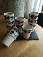 boerenbont 11 melkbekers, Huis en Inrichting, Keuken | Servies, Ophalen, Gebruikt, Overige typen, Aardewerk