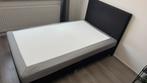 Boxspring 120x200, Ophalen, Zwart, Zo goed als nieuw, Twijfelaar
