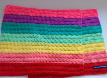 Gondas Creaties Regenboog poppendeken óf als placemat beschikbaar voor biedingen