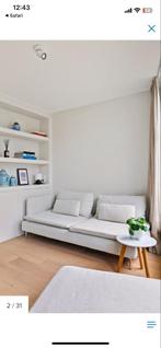 IKEA SÖDERHAMN 3-zitsbank, Gunnared beige + hocker optional, 150 tot 200 cm, Driepersoons, 75 tot 100 cm, Ophalen of Verzenden