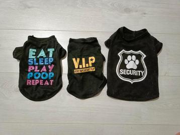 3x puppy shirts en bandana beschikbaar voor biedingen