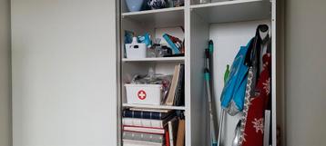 IKEA Pax witte kast, 200x58x236cm, in perfecte staat - afbeelding 5