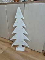 Houten Kerstboom Wit met Haakjes - 80cm, Diversen, Ophalen, Zo goed als nieuw