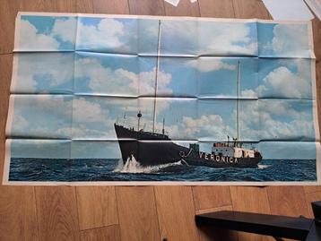 Vintage Veronica Poster beschikbaar voor biedingen