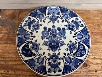 Delfts Blauw Bord van Delft Holland (24 cm - afscheid SU) beschikbaar voor biedingen