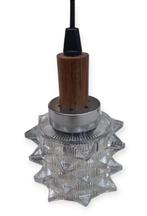 vintage cascade 70's hanglamp, Huis en Inrichting, Lampen | Hanglampen, Gebruikt, Ophalen of Verzenden, 75 cm of meer, Retro