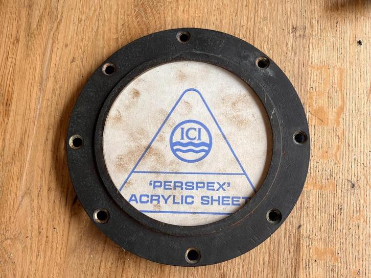 1 x bronzen patrijspoort / lichtrand 215 mm, Watersport en Boten, Accessoires en Onderhoud, Gebruikt, Lijn of Blok, Ophalen of Verzenden