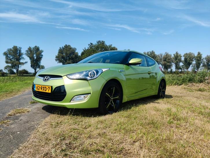 Hyundai Veloster 1.6 GDI 103KW 2011 Groen, Auto's, Hyundai, Particulier, Veloster, Benzine, B, Hatchback, Handgeschakeld, Origineel Nederlands
