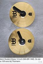 14 inch Bekkens Meinl + Hardcase, Muziek en Instrumenten, Ophalen of Verzenden, Gebruikt, Overige merken