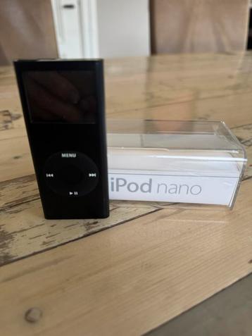 Apple iPod nano + leren hoesje zwart beschikbaar voor biedingen