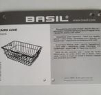 FIETSMANDJE, Ophalen, Nieuw, Fietsmand, Basil  zwart