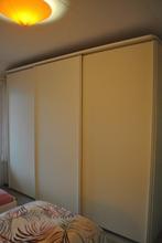 Kledingkast, schuifdeuren, wit, 245 bij 305 bij 67 cm, Ophalen, Gebruikt, 200 cm of meer, Met hangruimte