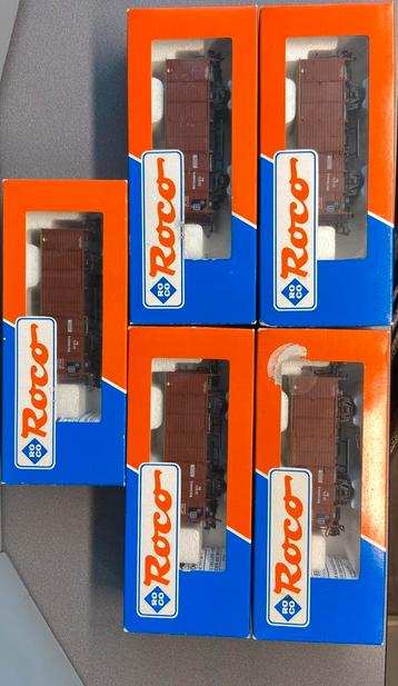 10x Roco 47050 gesloten goederenwagen beschikbaar voor biedingen