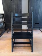 Zwarte Stokke Tripp Trapp kinderstoel, Kinderen en Baby's, Kinderstoelen, Ophalen, Zo goed als nieuw, Meegroeistoel