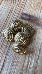 Koper knoopjes anker, Sieraden, Tassen en Uiterlijk, Manchetknopen, Ophalen, Zo goed als nieuw, Overige materialen