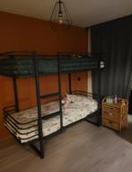 Stapelbed Buzz zwart, Huis en Inrichting, Slaapkamer | Stapelbedden en Hoogslapers, Ophalen, 90 cm, 160 tot 180 cm, Tweepersoons