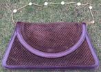 Vintage leren tas, Sieraden, Tassen en Uiterlijk, Tassen | Damestassen, Ophalen, Gebruikt, Bruin, Handtas