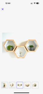 Houten hexagon wandplanken of losstaand, Huis en Inrichting, Ophalen of Verzenden, Zo goed als nieuw