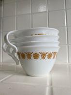 Corelle Butterfly Gold koffiekopjes USA vintage, Antiek en Kunst, Ophalen of Verzenden
