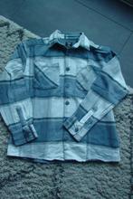 FSBN geruite blouse oversized blouse blauw maat s, Blauw, Halswijdte 38 (S) of kleiner, FSBN, Ophalen of Verzenden