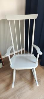 Grijze Schommelstoel - Rocky, Huis en Inrichting, Stoelen, Ophalen, Wit, Eén, Hout